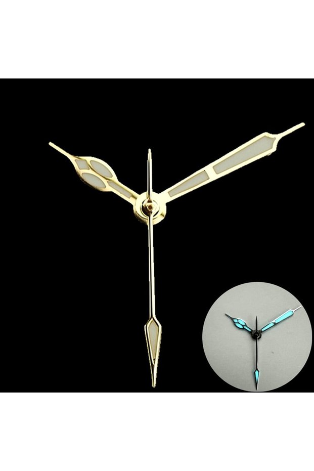 4 High Quality Vintage Watch Hands Polished Bgw9 C3 Blue Green Luminescent Pointer For Seiko Nh35 Nh