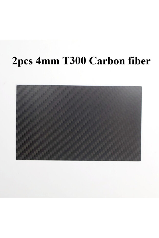 2pcs 4mm T300 125mm X 75mm Real Carbon Fiber Plate Panel Sheets 0.5mm 1mm 1.5mm 2mm 3mm 4mm 5mm Thic