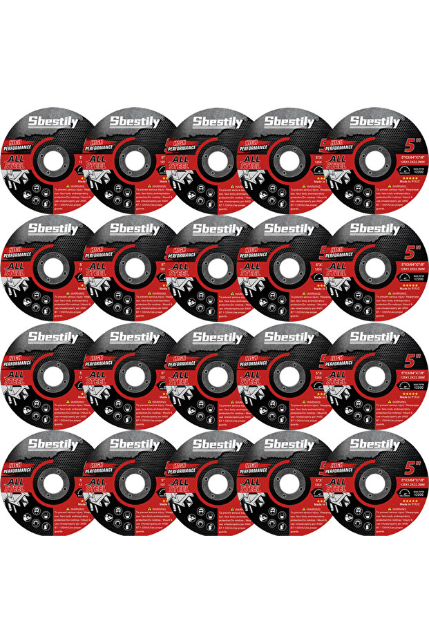 20pcs 125mm 5/10/20/30/50pcs/set 125mm 5inch Cut Off Wheels Ultra Thin Cut-Off Disc Metal & Stainle