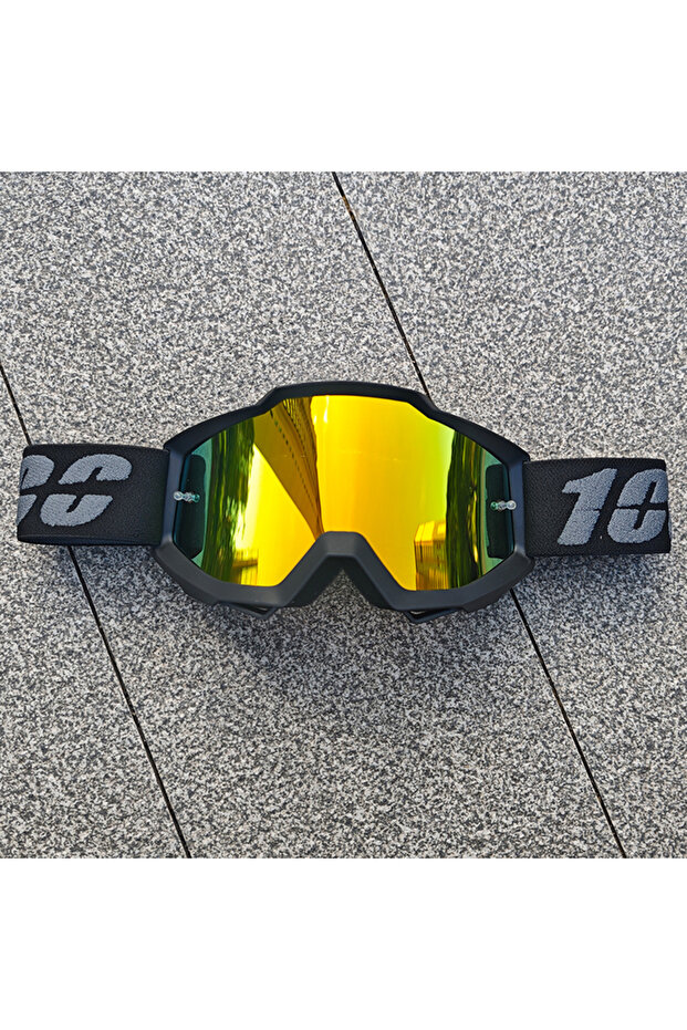 LK-WB-YE-2H Motocross Motorcycle Glasses ATV Racing Goggles MTB Off-Road Windproof Protective Sungla