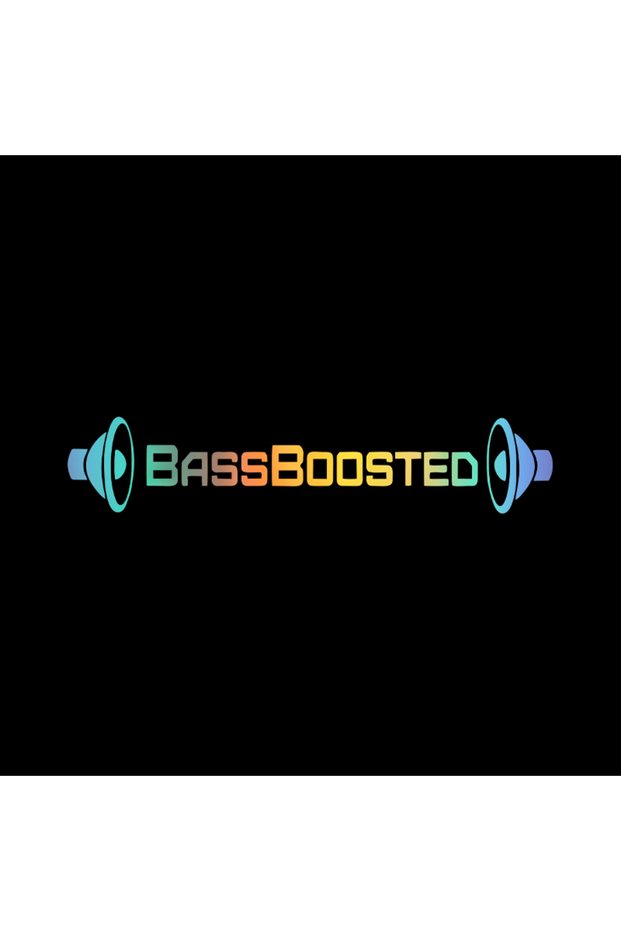 40cmx8cm G06903 laser G069 Car Styling Funny BassBoosted Bass Boosted Car Vinyl Decal Body Stickers