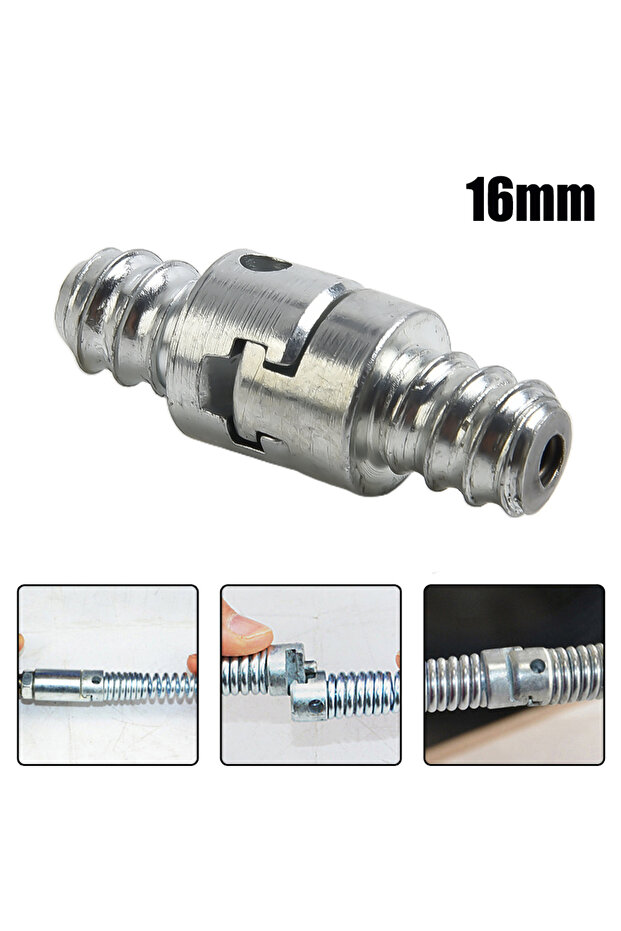 A Brand New Spring Connector Galvanized Hot Sale Silver 16mm Carbon Steel Convenient For Electric Dr