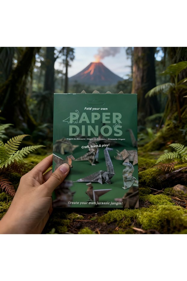 50pcs set-Dinosaur Creative DIY Paper Cats 50 Sheets DIY Origami Paper Handmade DIY Paper Cat Dog Di