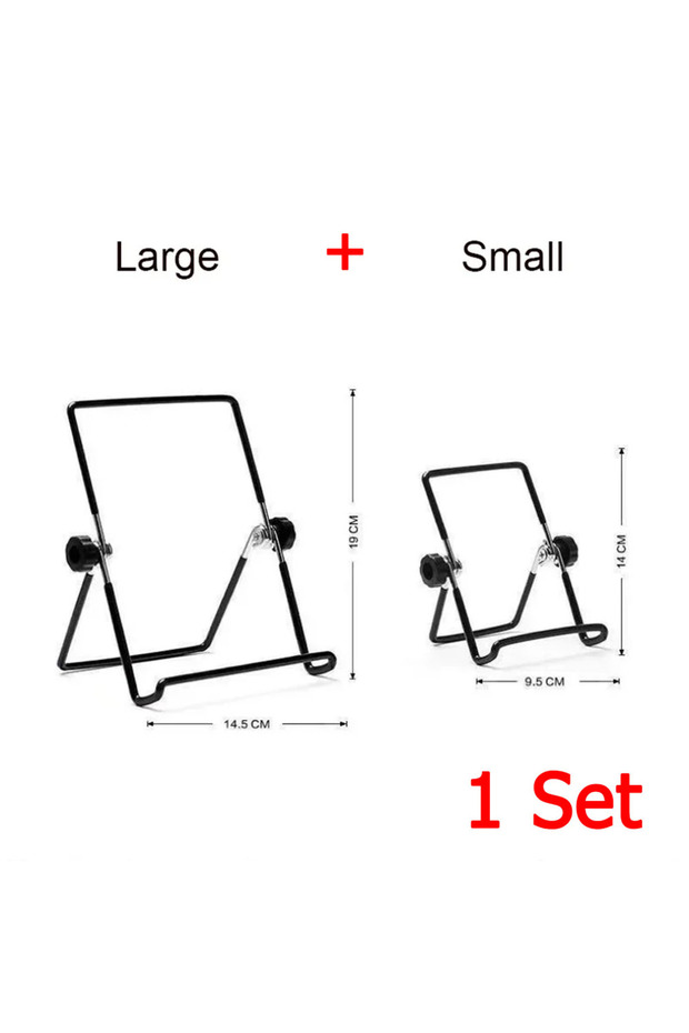 1 Set Portable Metal Tablet Stand Mount Foldable Desk Flexible Phone Stand for IPad IPhone Samsung H