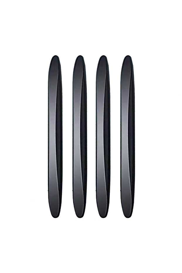Black 4pcs 4Pcs Car Door Edge Guard Flexible PVC Side Door Protector Waterproof Self Adhesive Anti-C
