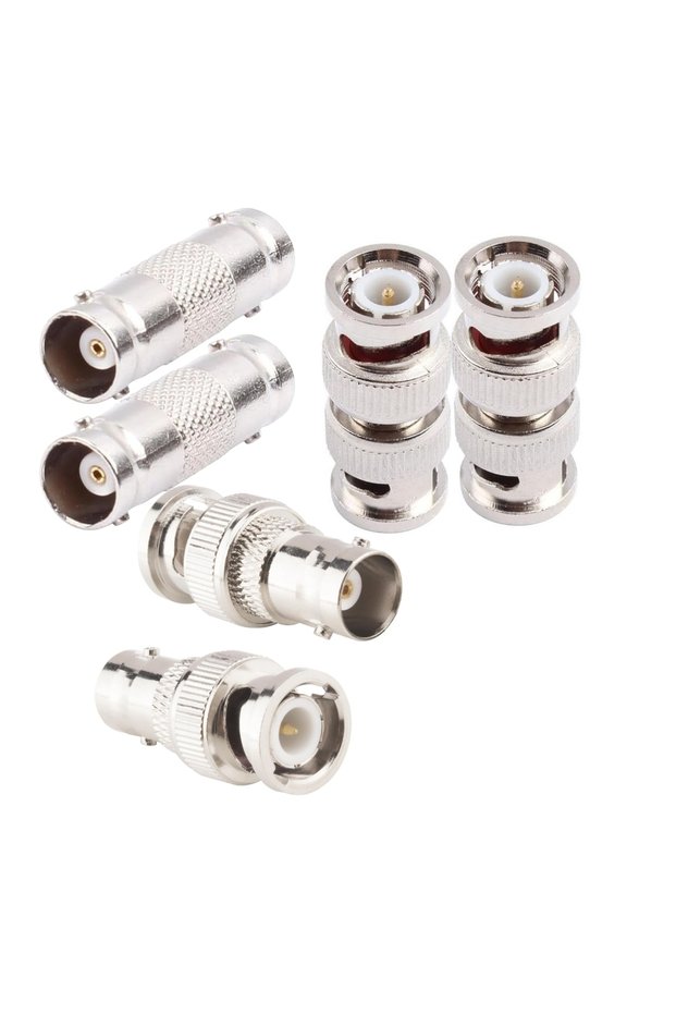 BNC Adapter Kit BNC Male Female to BNC Male Female RF Coax Coaxial Connector Kit 6 Pcs