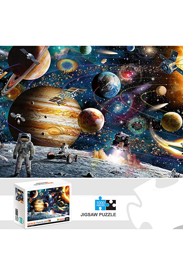 Space Traveller 1000 Pieces Space Traveller Jigsaw Puzzle Home Decor Adults Puzzle Games Family Fun
