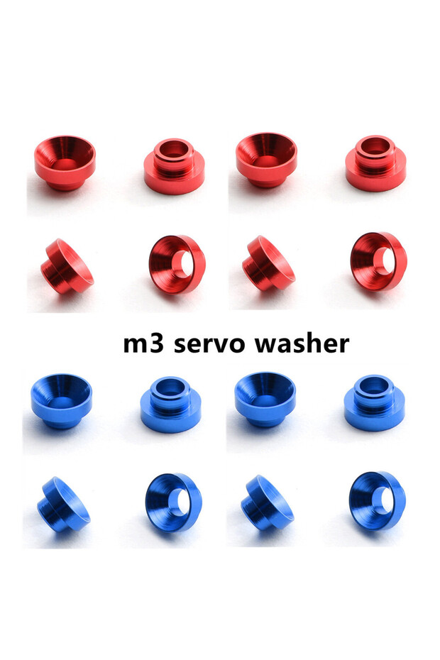 1 set 16pcs M3 Servo Washer Spacer Gasket Set For RC Car Boat Steerig Gear FUTABA SANWA VP-PRO HITEC