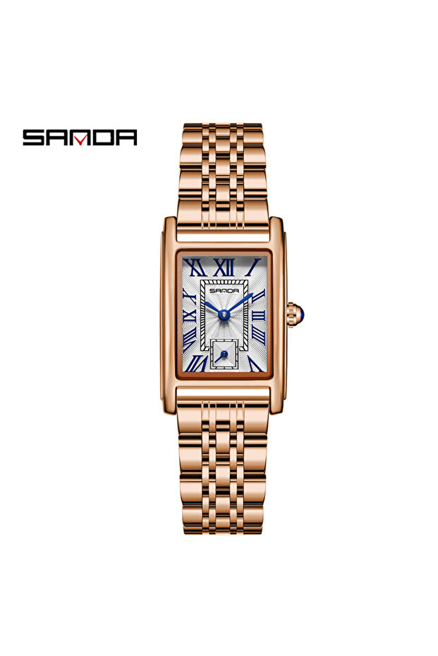 G A SANDA 1116 New Fashion 2025 Elegant Design Rectangle Dial Water Resistant Quartz Movement Busine