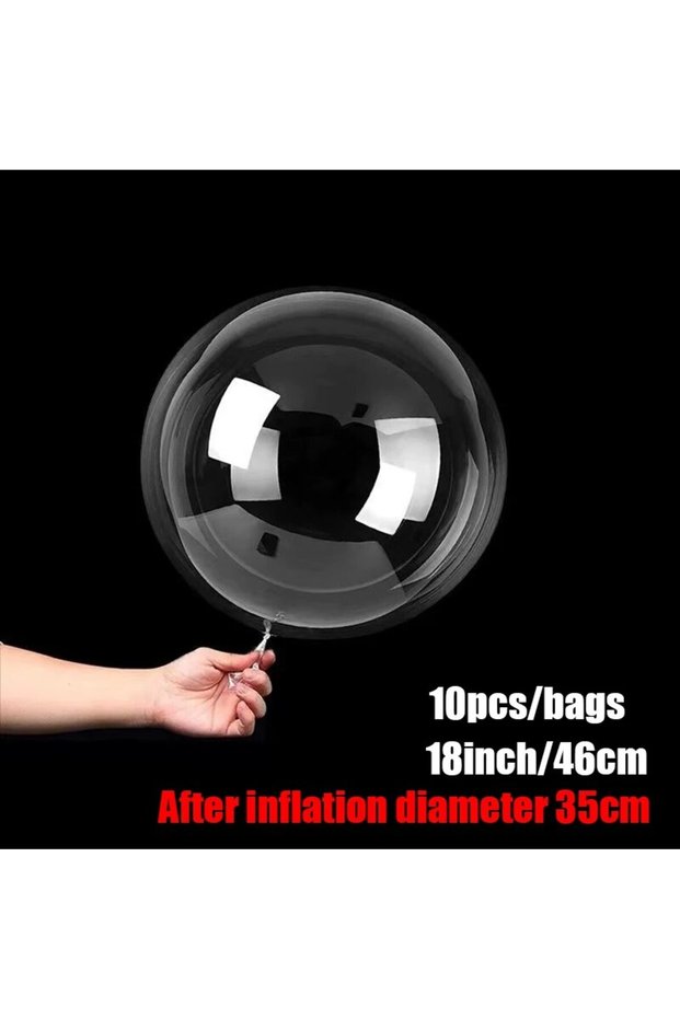 other 18inch 10pcs 12/18/24/36inch Inflatable Bobo Balloon Transparent Globes Bubble Balloons Weddin