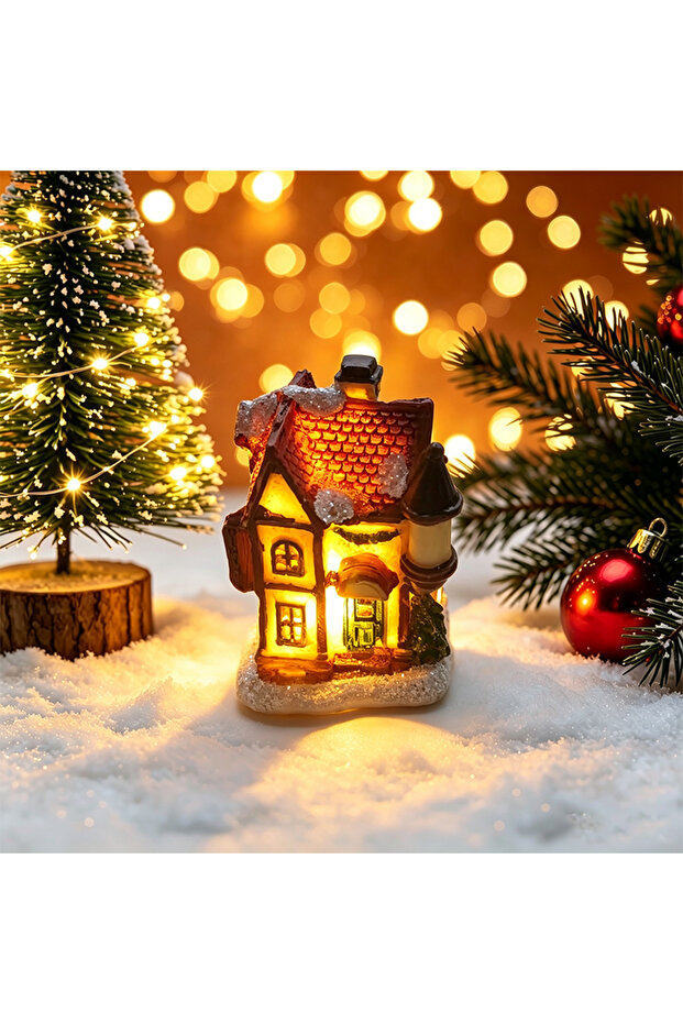 with AG battery H Christmas House Light Decorations For Home Ornaments Kids Xmas Gift New Year 2025
