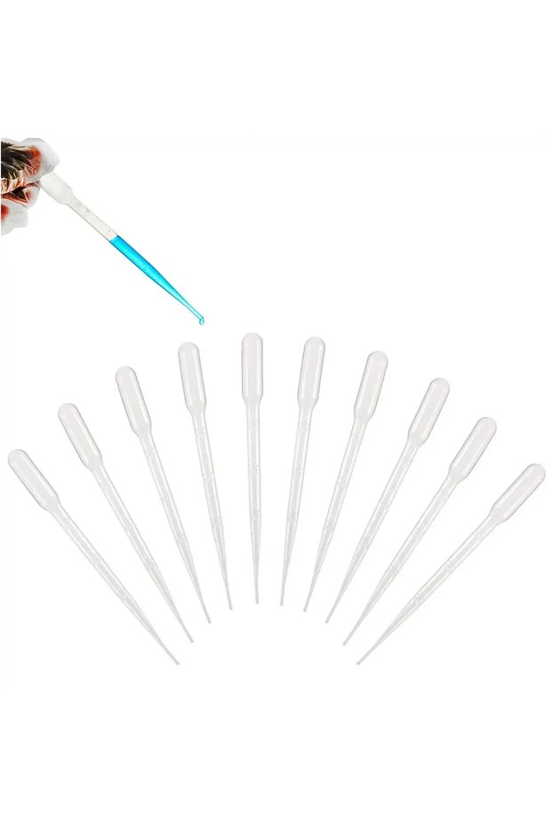 5ml 100Pcs/Lot Laboratory Pipette 1ml 2ml 3ml 5ml Plastic Disposable Graduated Container Liquid Drop