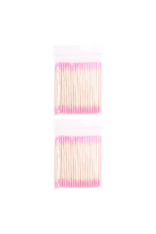 2Bag 1/2/5/10PCS Nails Disposable Wood Cotton Swab Double Head Clean Sticks Manicure Cuticle Pusher