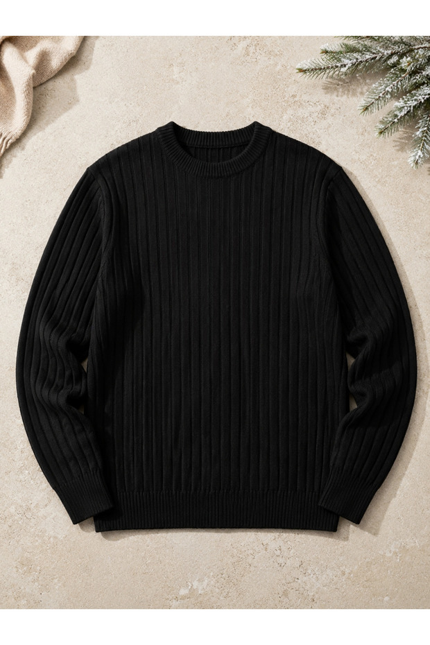 Crew Neck Knitwear Sweater