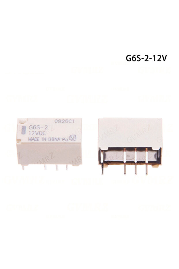 12V 5PCS 12VDC 24VDC 5VDC 3VDC New G6S-2 5VDC Signal Relay 8Pin DC 5V 12V 24V 2A Mini Signal Switch