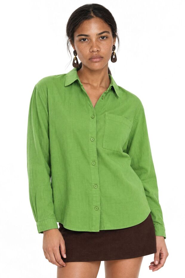 Mixray Long Sleeve Shirt with Pockets