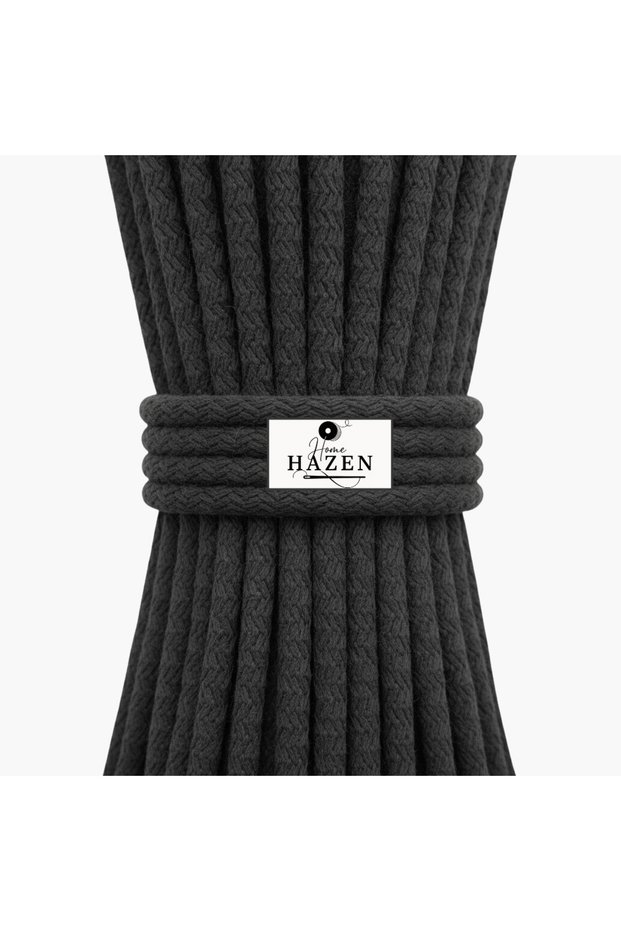 Cord Rope Cotton 6-7 mm 45-50 Meters 1 kg Rope – Black