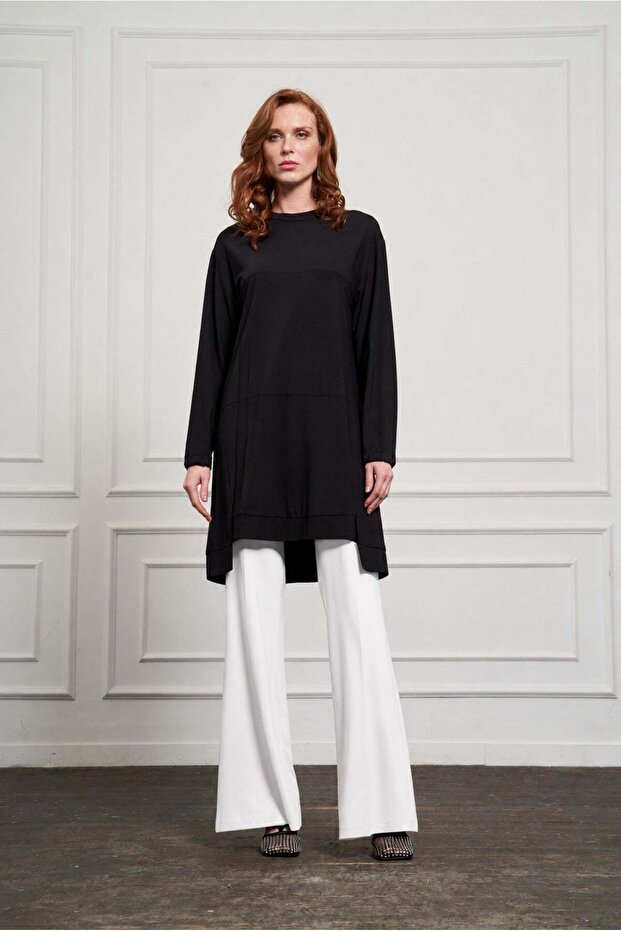 Wide-Leg Trousers - White