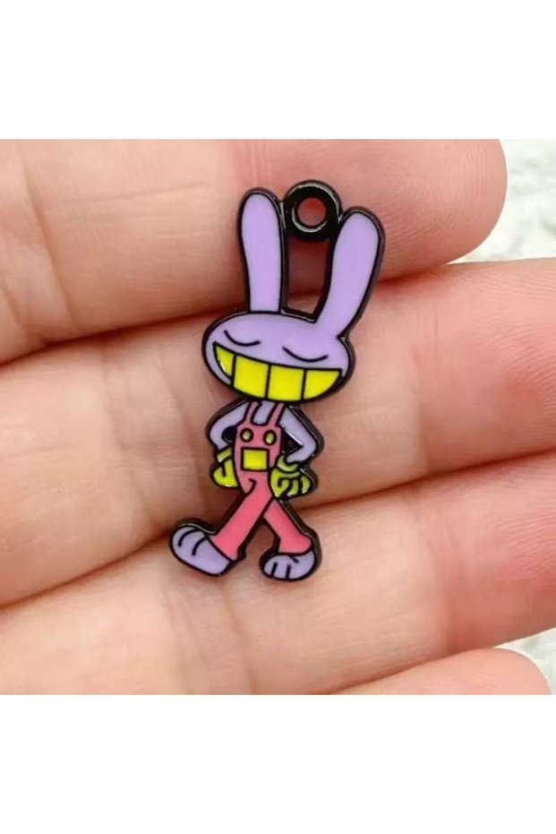 Pure Gold Color 10pcs Cartoon Charm Jewelry Accessories Diy Making Enamel Necklace Earring Pendant K