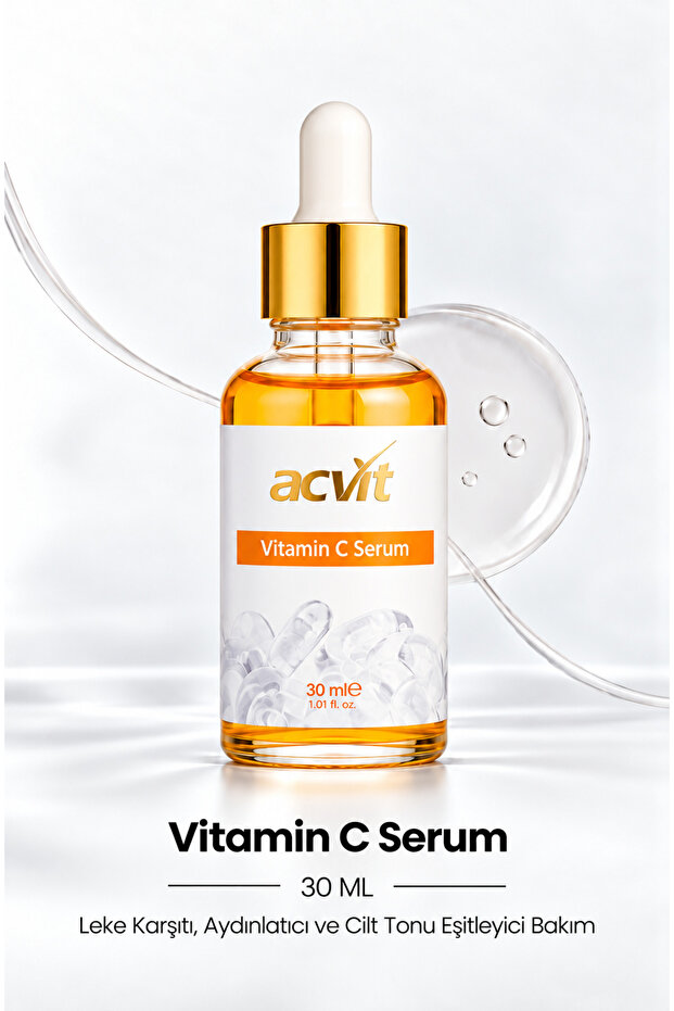 Vitamin C Serum 30 ML | Leke Karşıtı, Aydınlatıcı ve Cilt Tonu Eşitleyici Bakım