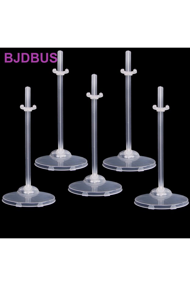 5x Stands 5 Pcs Translucence Doll Stands Figure Display Holder High Quality Toy Model Accessories fo