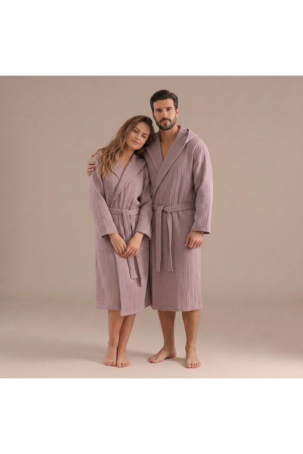 Armın Bamboo Unisex Bathrobe Lavender
