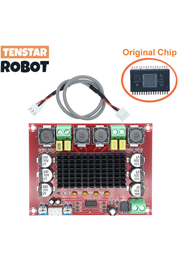 Original Chip TPA3116 D2 XH-M543 12V 24V 120W*2 Dual Channel Digital Power Audio Amplifier Board 120