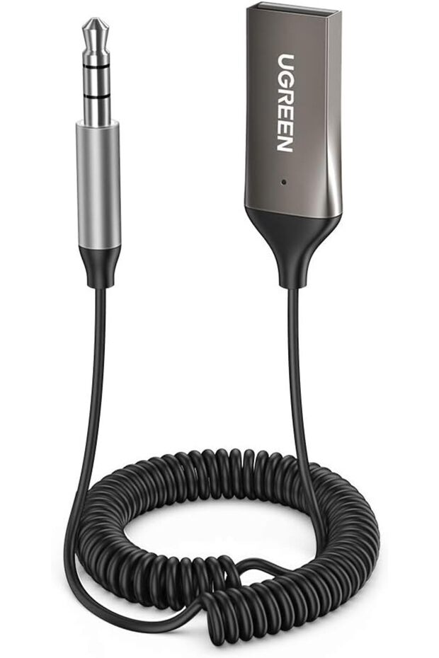 يوجرين مستقبل بلوتوث للسيارة 6.0، محول بلوتوث AUX USB 2.0 الى 3.5 ملم
