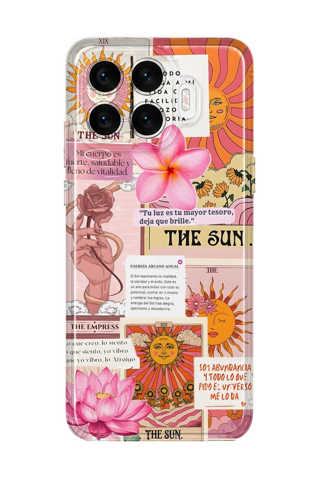 Xiaomi 17t Compatible Solar Tarot Pattern Transparent Phone Case