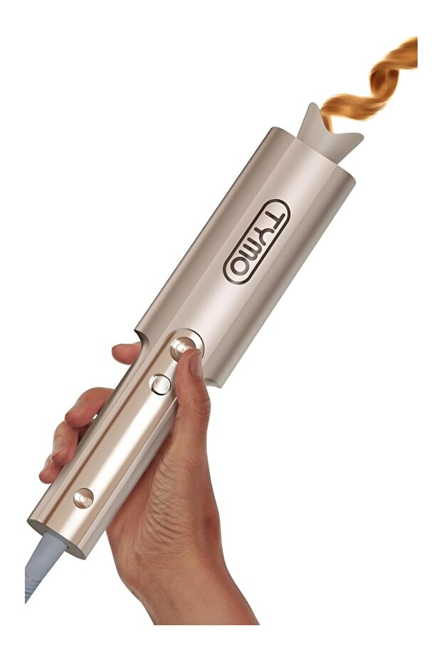 Curlpro Plus 25 mm Automatic Hair Curler Gold Color