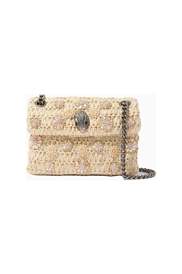 Kensington Raffia Effect Mini Chain Strap Pack Women's Crossbody Bag