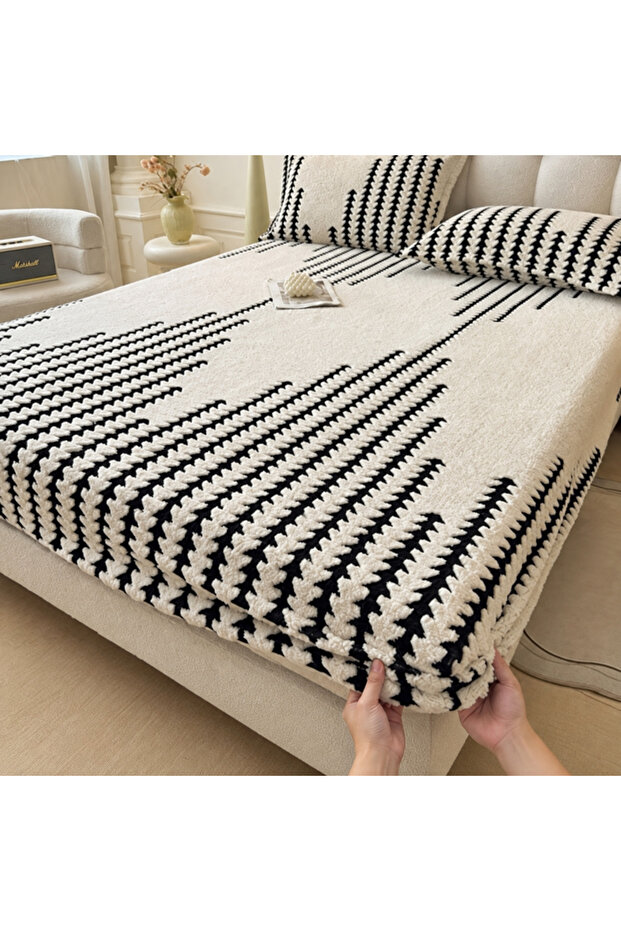Wellsoft Double Fitted Sheet Set 180 X 200 2 Pillowcases