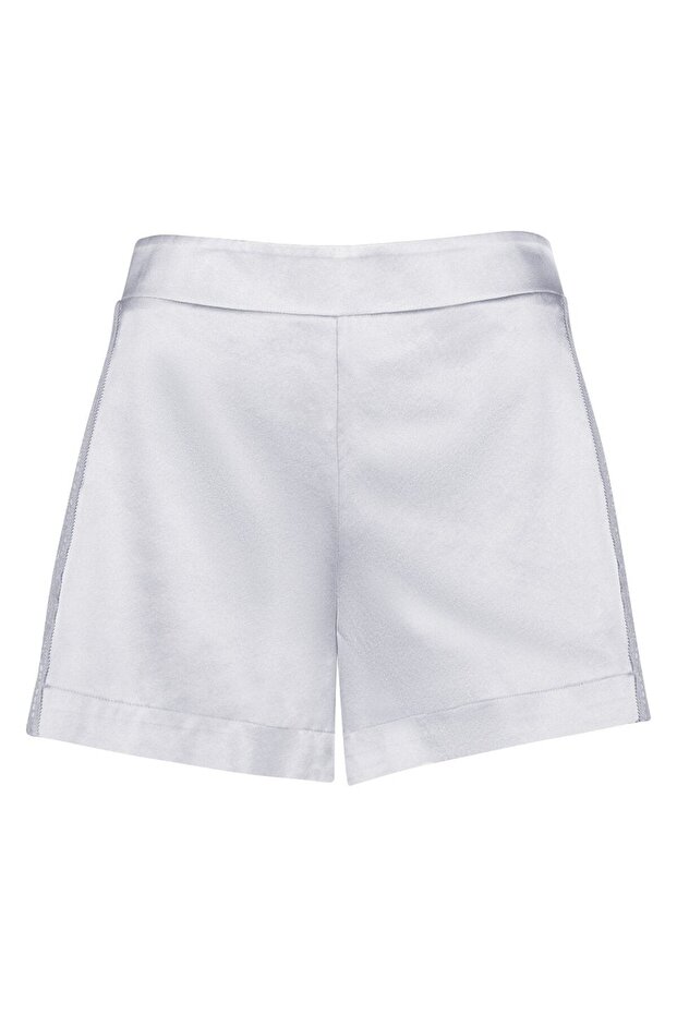 Midnight Whisper Shorty Lace Stretch Silk Shorts Panties