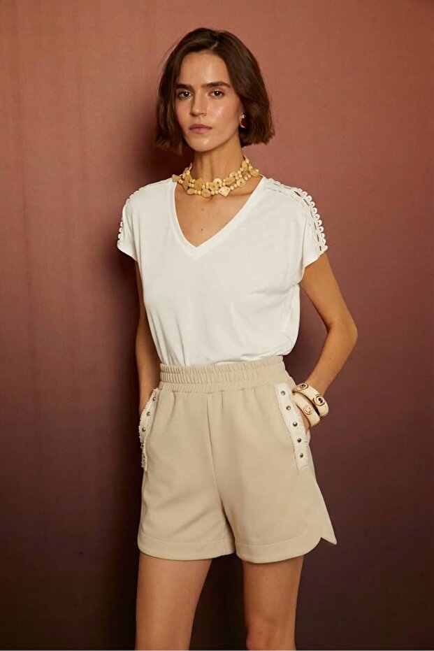 26Yş013 Modal Trocked Shorts