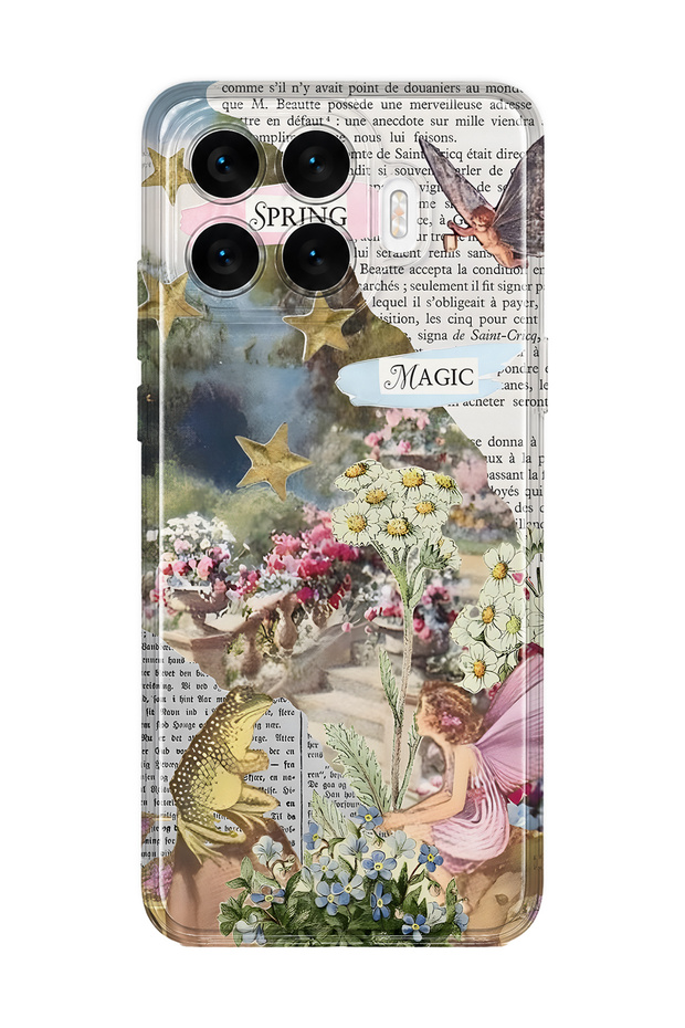 Xiaomi 17t Compatible Spring Magic Pattern Transparent Phone Case