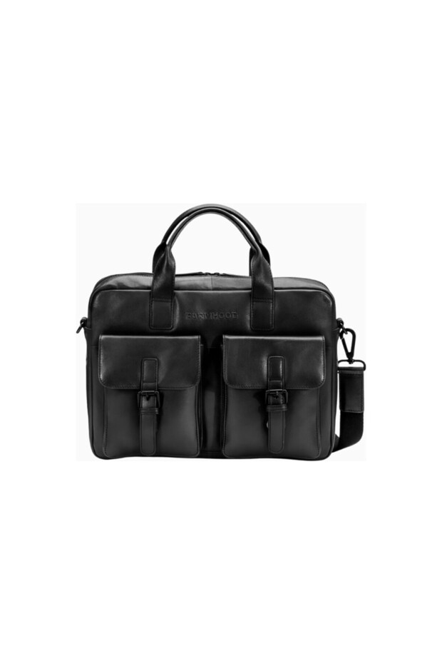 Memphis Leather Briefcase with Laptop Compartment, Luxurious, Both Stylish and Functional