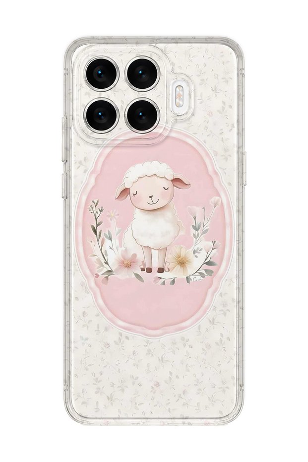 Xiaomi 17t Compatible Little Lamb Pattern Transparent Phone Case