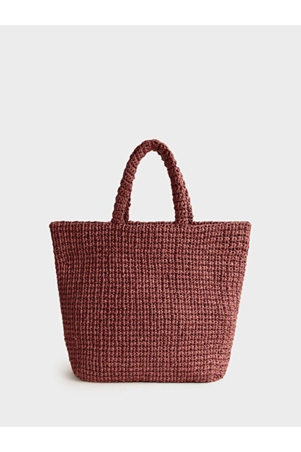 Handmade Crochet Beach Bag, Perfect for Vacation