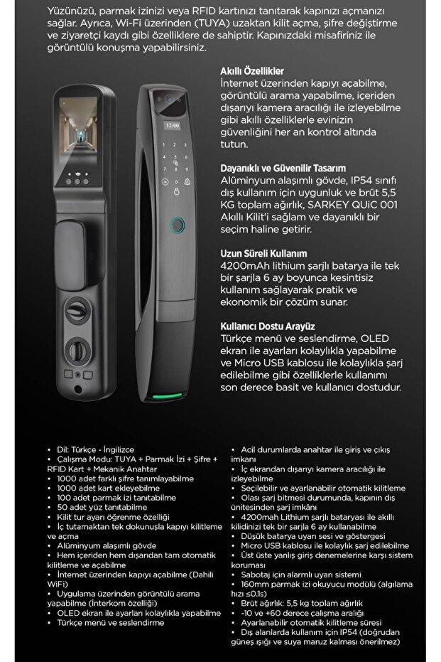 ELEKTRONİK KAPI KİLİ