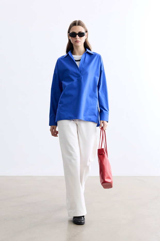 Saks Polo Collar Shirt