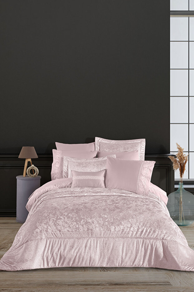Roseline Double Bedspread Set (270X260 cm) Powder