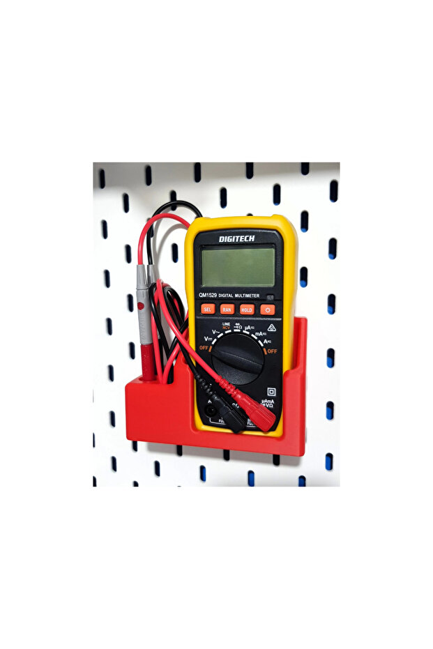 Skadis Compatible Multimeter Holder – Digital Measuring Device Organizer