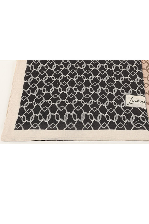 Heart Patterned Shawl (70% Modal - 30% Silk)