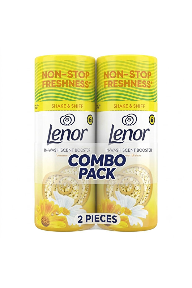Summer Breeze In-Wash Scent Booster Beads 2PCS COMBO 2x155g – Long-Lasting Laundry Fragrance, Washing Machine Freshener, 310g