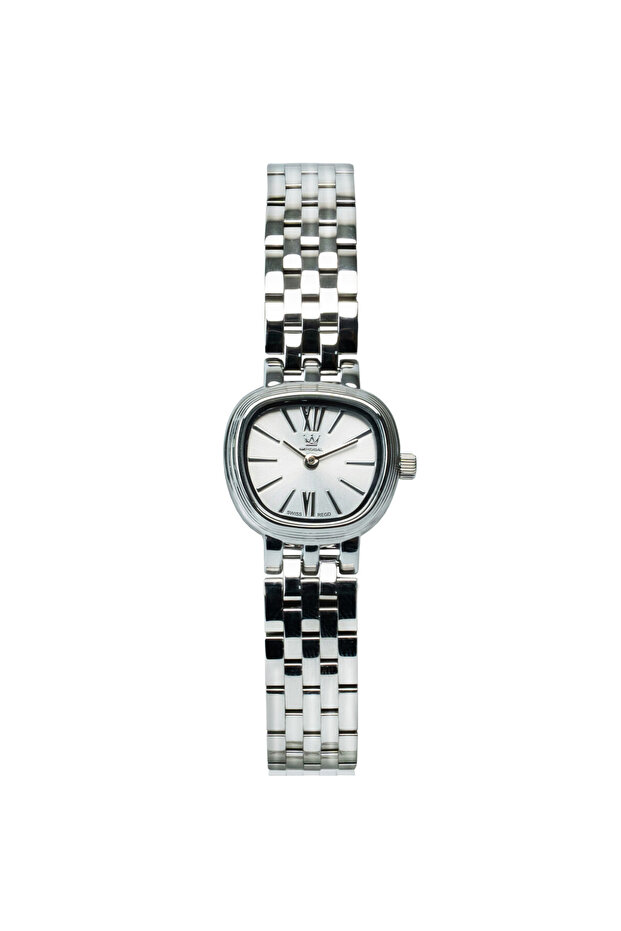 Women's IPS Stainless Steel Watch, Silver Dial, Y121 Movement, Butterfly Clasp, 3ATM