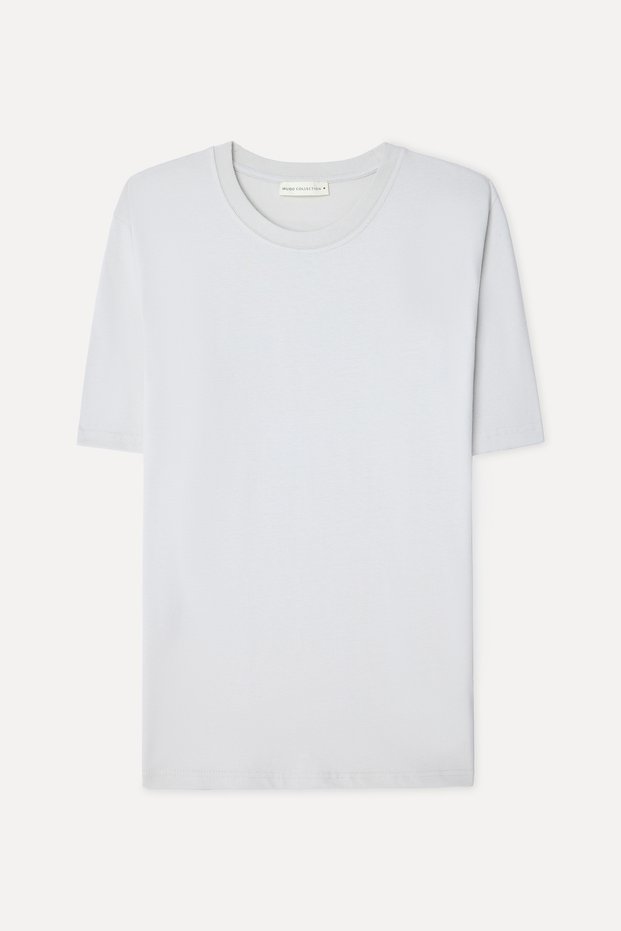Men's Stone Color Crew Neck T-Shirt