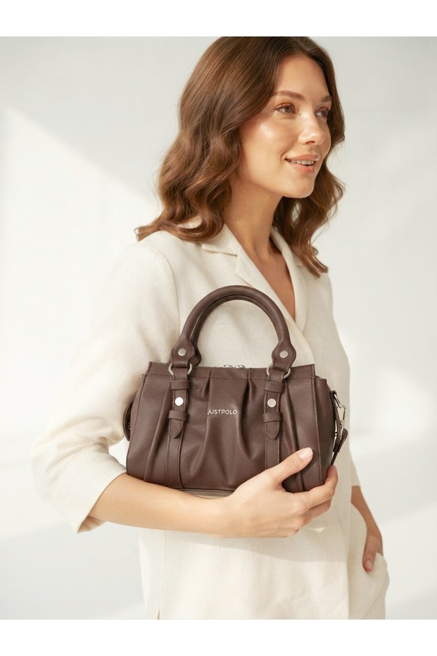 Organized Internal Structure Women's Hand and Shoulder Bag