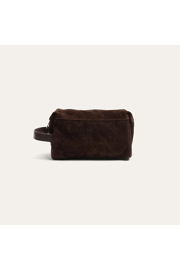 Men's Brown Leather Handbag
