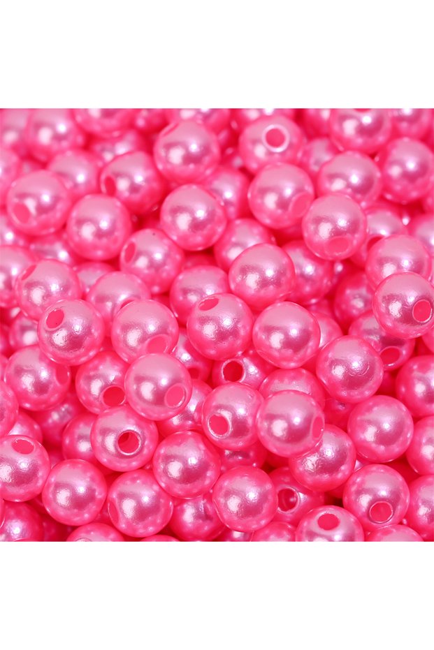 10mm about 50pcs style 4 3/4/5/6/8/10/12mm Colorful Acrylic Pearl Beads Loose Spacer Beads For Needl