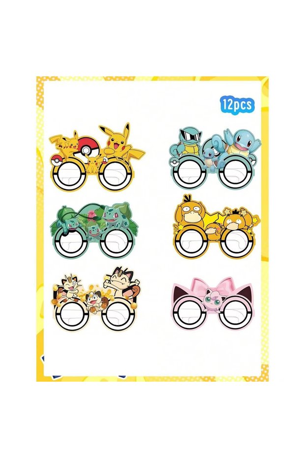 style 29 10/24 pcs Cute Birthday Party Tableware, Theme Disposable Party Decoration, Birthday Party